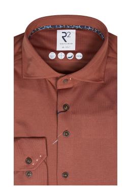 Фото рубашки Приталенный силуэт Рубашка R2, цвет кирпичный