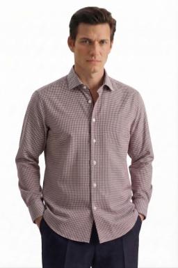 Фото рубашки Прямой силуэт Рубашка SEIDENSTICKER, цвет сливовый