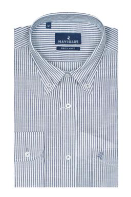 Фото рубашки Прямой силуэт Рубашка NAVIGARE, цвет синий